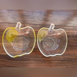 Vintage apple shaped dishes from Indonesia